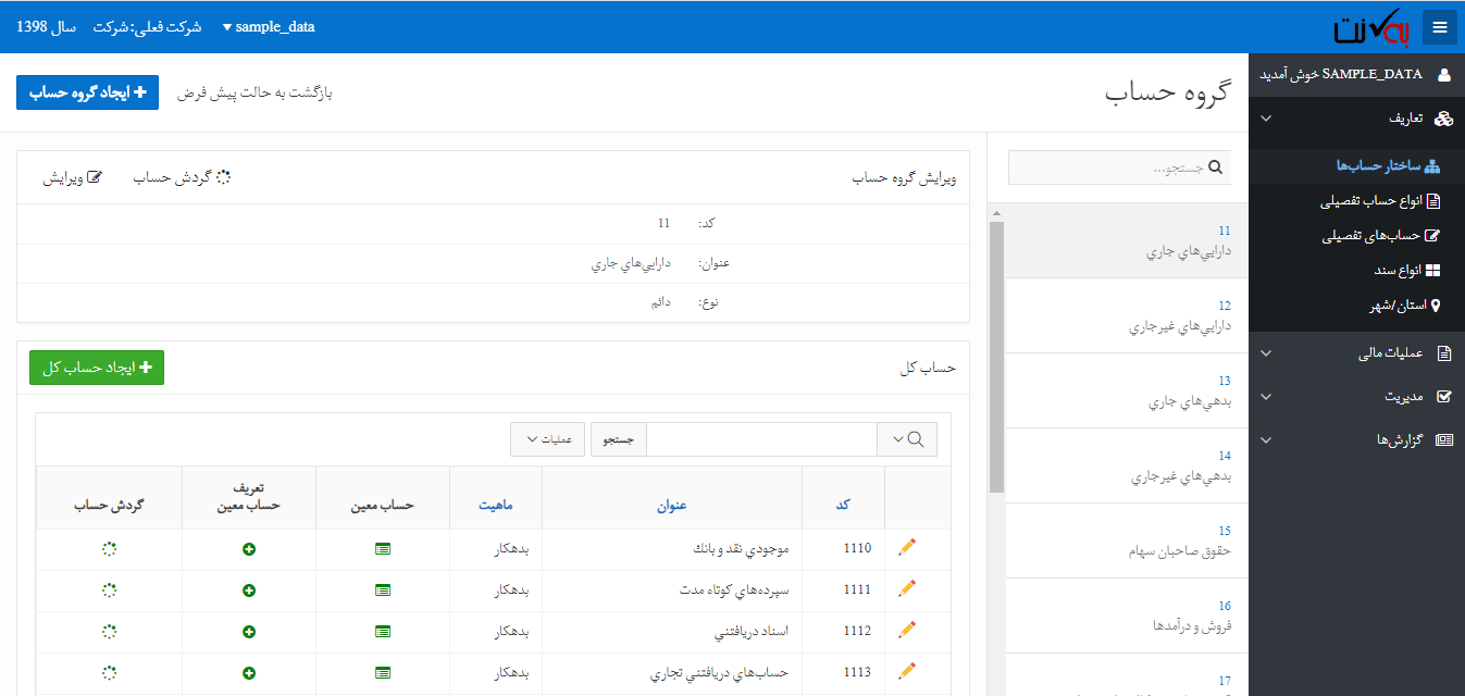 گروه حساب